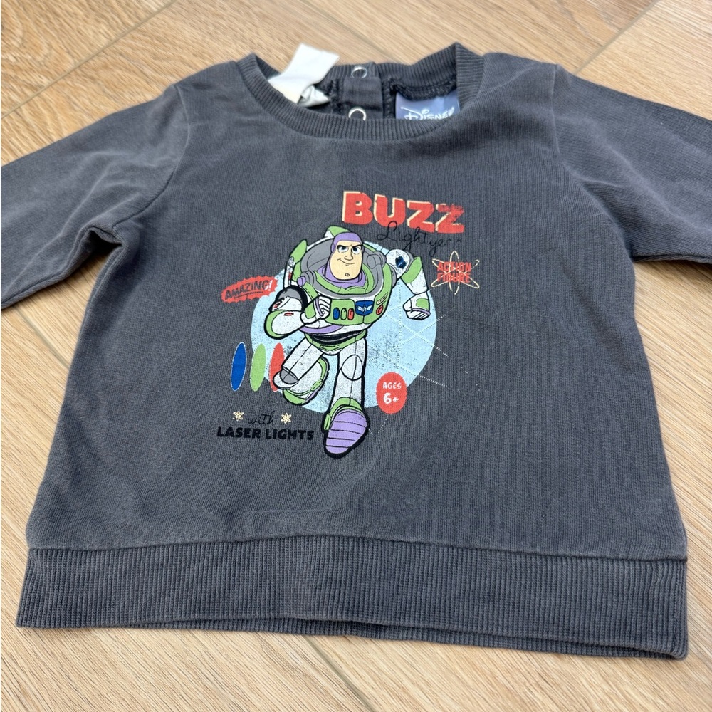 Disney Buzz Lightyear Charcoal Sweatshirt